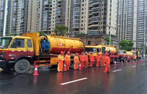 西区街道市政管道清淤
